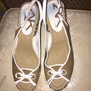 Anne Klein Open-Toe Pumps